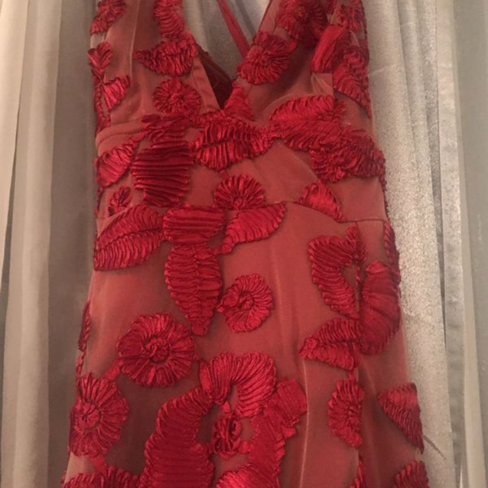 Starlett Red evening gown